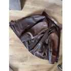 Отличнейшего сохрана шевретовая куртка под редкий цвет "спелая вишня" советских пилотов и космонавтов в нереальном размере 56-5!