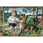 Вышивка. Начало 50-х годов. 42 x 28 см.