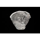 2 реала (макукин) 1598-1621 г. Испания, Филипп III. Родная, многолетняя патина!