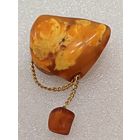 Все лоты с 1р.Пейзажный янтарь брошь