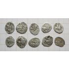 Иван IV Васильевич (Грозный) 1533-1584 гг. Денга. 10 шт. по 4 руб. (лот 3)