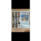 Альбом для наклеек от жвачек Akas PoweRangersr ЧИСТЫЙ ОРИГИНАЛ