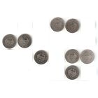 2 марки. 1970 D, J, 1989 D, 1990 D, F, J, 1992 G