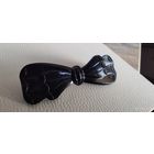 Брошь бантик глушеное стекло