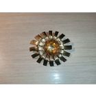 Позолоченная брошь, времён СССР, клеймо МК9.