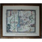 Оборона Ляховичей Карта 1660 год