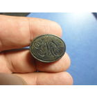 Печать старинная инициальная  вензель WE