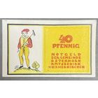 Нотгельд 40 пфеннигов 1921 год. Остерхорн. Веймарская республика