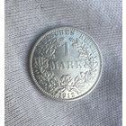 1 марка 1912 А Германская империя! Отличная! С рубля без мц!