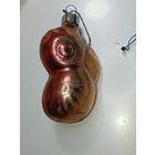 Ёлочная игрушка  -  Попугай . СССР  . Стекло .