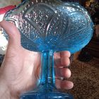 Конфетница,фруктовница купоросное стекло