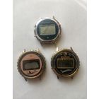 Часы ЭЛЕКТРОНИКА разные крупные 3 штуки с 1 рубля