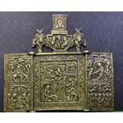 Икона Складень Рождество Богородицы XVIII-XIX век