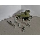 Модель БА 10 и немецкие солдаты 1:35 Звезда