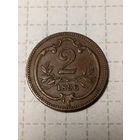 2 геллера Австрия 1896 год