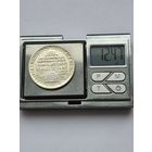 50 центов США 1951 года (Букер Талиафер Вашингтон). Серебро 900 пробы. L45570.