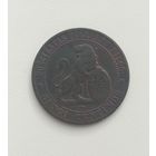 ИСПАНИЯ  5 сентимос 1870 г.
