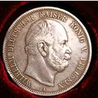 5м 1875, Пруссия, Вильгелм I, крупное серебро, остатки шб, хорошая! Смотрите также другие мои лоты!