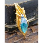 Винтажная брошь. Чехословакия.