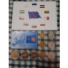 Литва комплект монет 1991-2001 unc. 9 штук
