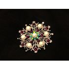 Брошь, снежинка