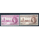 Британские колонии - Монтсеррат - 1946г. - Годовщина Победы во Второй Мировой войне, король Георг VI, здание парламента в Лондоне - 2 марки - полная серия, MLH, MNH [Mi 105-106]. #2-Bc-1-A-1