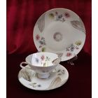 Чайная тройка (чашка с блюдцами) Вальс Цветов, Германия