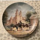 Тарелка коллекционная Деревня Коровы Бавария Германия винтаж