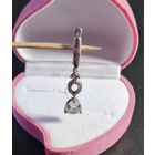 Серьга без пары серебро 925 #33, С РУБЛЯ! МНОГО ЛОТОВ С РУБЛЯ! БЕЗ МЦ