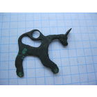 Древняя привеска. Бронза.