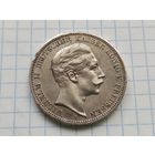 3 марки 1908, Пруссия, Вильгельм 2