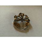 Брошь Лилия клеймо Masj Aнглия винтаж редкая стиль Арт Деко