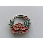 Брошь, эмаль, тяжёлый металл