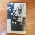 Открытка с Ольгой и Татьяной Николаевными , дочерьми Николая 2.