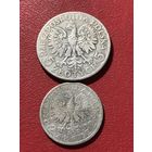 2. 5.злотых 1933г.цена за две.