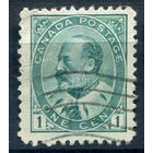 Британские колонии - Канада - 1903/12г. - король Эдуард VII, 1 с - 1 марка - гашёная [Mi 77]. #3-WB-80-A-1