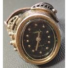 Чайка СССР. Часы позолоченные, кольцо. AU.