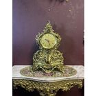 Настольные часы, латунь, кварц, Европа, много лотов с рубля