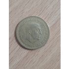 1 песета 1966 Испания