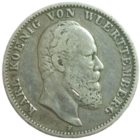 2 марки 1877 Вюртемберг