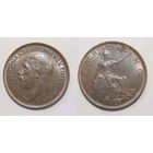 Великобритания - Farthing 1928 aUNC