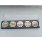 Набор жетонов или настольных медалей Петродворец 5 штук