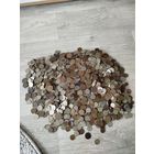Монеты СССР и не только,около 4 кг,состояние разное,с рубля