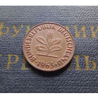 2 пфеннига 1963 (G) Германия ФРГ #03 AU