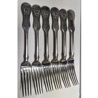 Вилки серебряные. 6 штук Очень хорошее состояние..