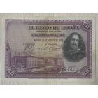 Банкнота Испания 50 песет 1928 год.