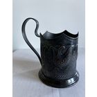 ПОДСТАКАННИК "ТЕТЕРЕВА". ЛЕНЭМАЛЬЕР. РЕДКИЙ !!! СМ.ФОТО И ОПИСАНИЕ.