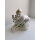 Статуэтка - Пограничник с собакой, ЛФЗ, торги с Рубля