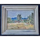 Аракчеев Б.В Пейзаж. Картон, масло. Размер 35х49 см.