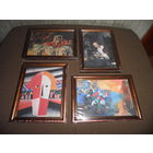 Художественная галерея репродукции 4 шт.Казимир Малевич,Поль Сезанн,Одилон Редон,Ян Стен в  рамках и в запайке.Новое!С рубля.